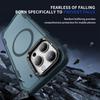 For iPhone 16 Pro Case Compatible with MagSafe Lens Frame Kickstand TPU+PC Shockproof Phone Cover