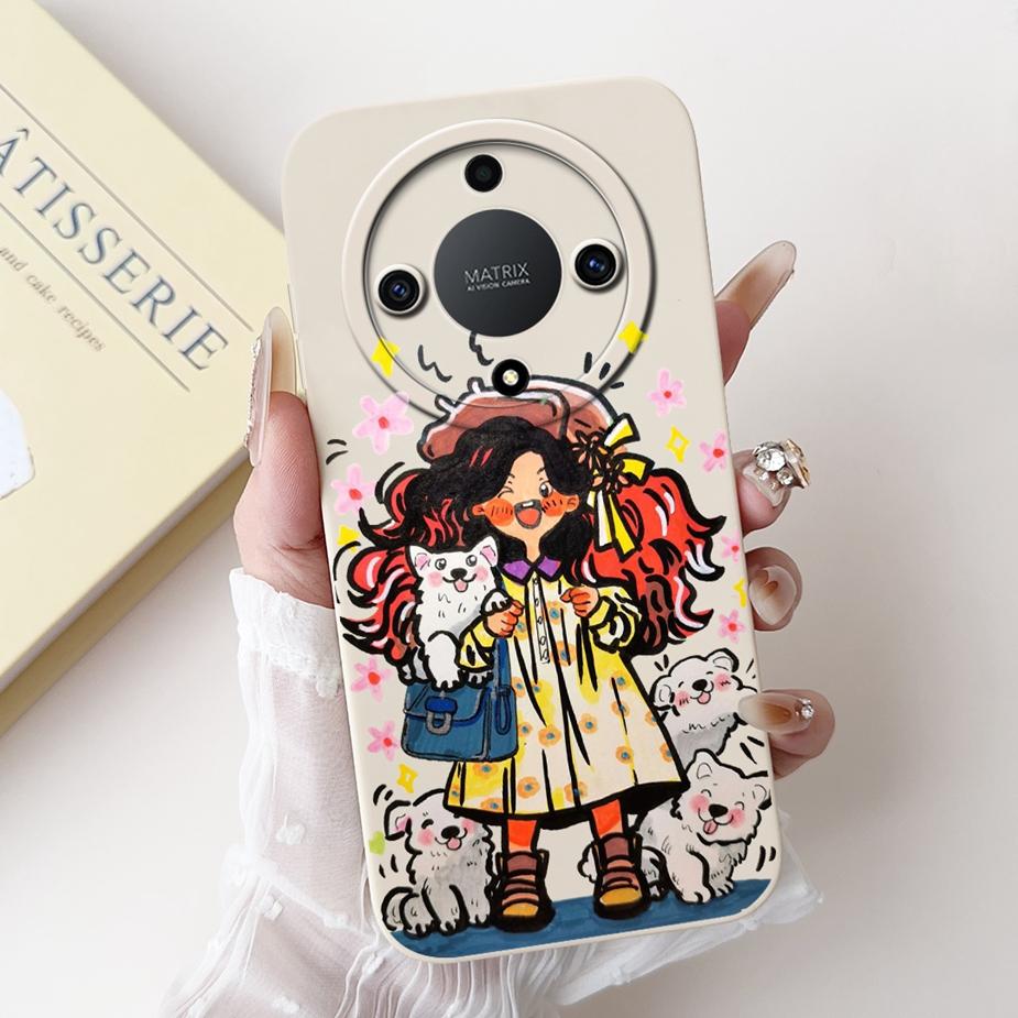 Für Honor Magic 5 Lite Hülle Honor X9A RMO-NX1 Niedliche Cartoon Bemalte Abdeckung Weiche TPU Handyhülle Für Honor Magic5 Lite HonorX9a Taschen