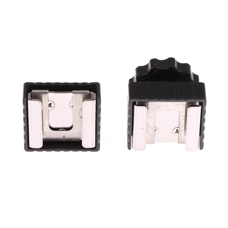 Speedight Flash Cold  Shoe Bracket Mount Adapter 1/4" Screw For Studio Speedight Tripod Flash  Shoe Mount Adapter