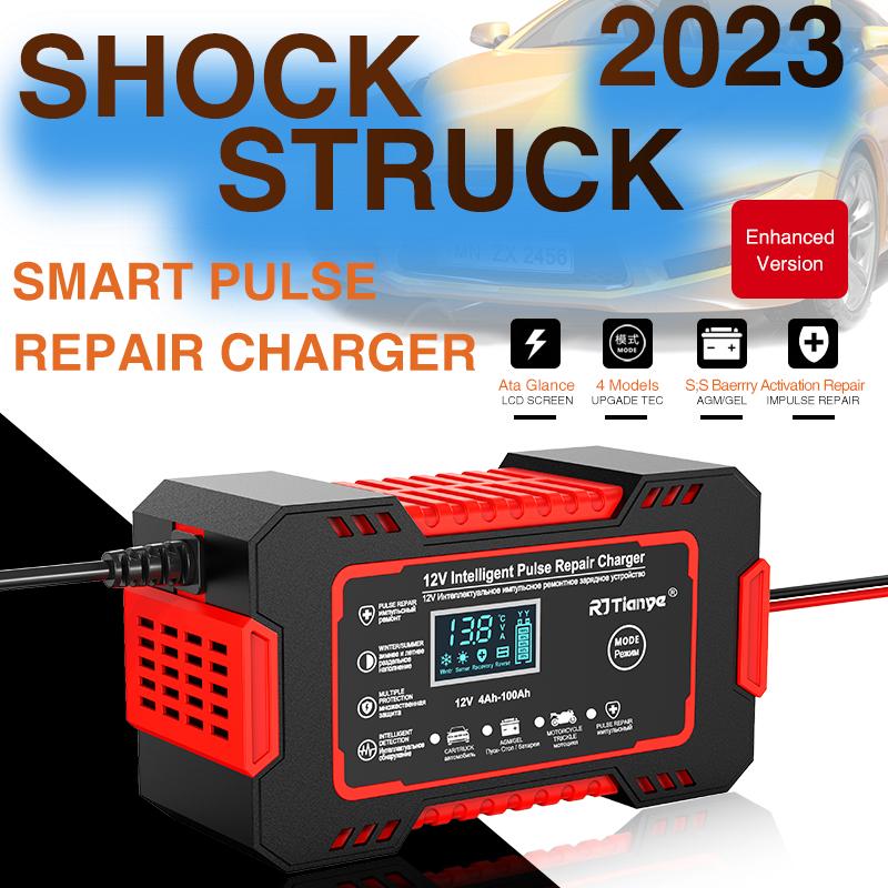 Car Charger Automotive Battery Charger Portable Battery Chargers Smart Fast Charging 12V Motorcycle Chargers