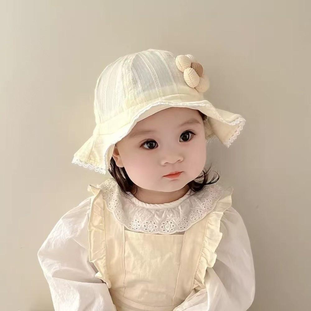 Sun Protection Infants Bonnets Breathable Baby Sun Hat Cute Fisherman Hat  Spring Autumn