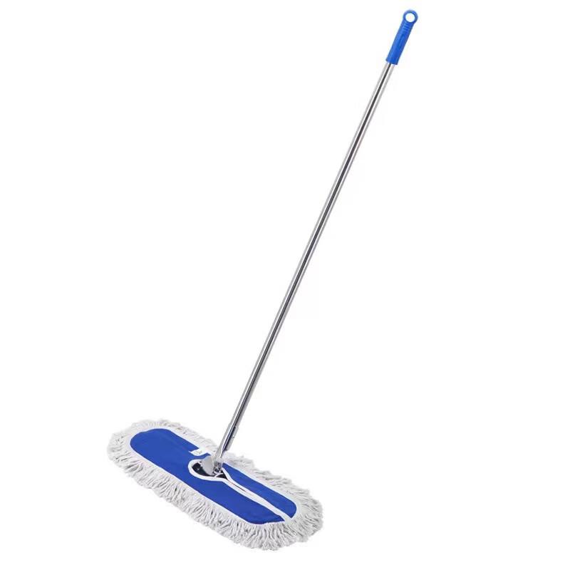 Huachuan Large Flat Cotton Mop with 90cm Stainless Steel Handle