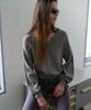 EN OR Basic V-Neck Raglan Knit - Beige