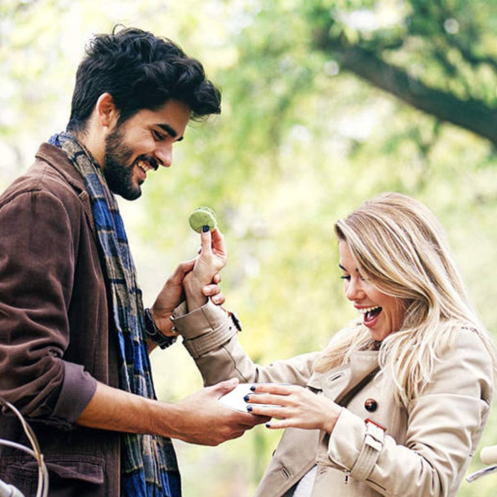 10 stücke Klar Fenster Papier Verpackung Boxen Macaron Boxen Container für Home Dessert Shop