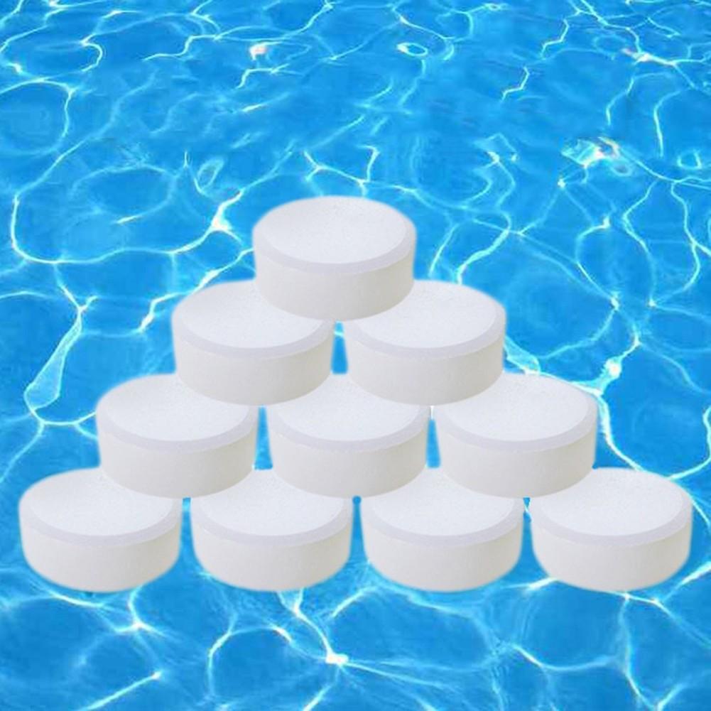 Clean Cleaning Tablet 50pcs Multifunctional White Chlorine Hot Tub Spa