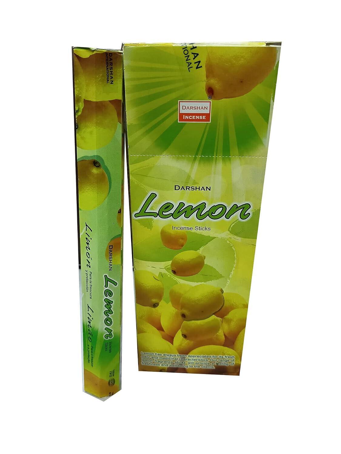 @ Darshan Lemon Incense Sticks Agarbatti Set Of 5 For Puja f056 MJ-499-60%OFF