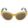 Brown Cat Eye Ladies Sunglasses Ve2234 1002 3 53