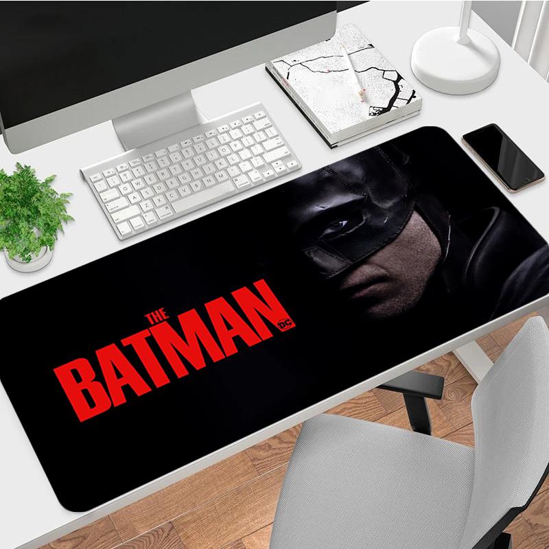 Batman Mask Xl Gaming Mouse Pad Nonslip Rubber Base Stitched Edge Waterproof Desk Mat For Pc Laptop Gamer Office Computer Accessories C92776