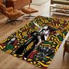 Bob Marley Area Rug Design for Entryway Outdoor Living Rooms Playrooms Anti-slip Rug Decorate Offices Perfect Gift for Women/Men