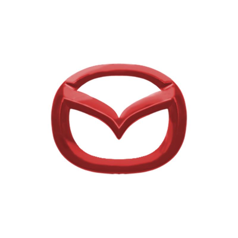 Car Steering Wheel Emblem Sticker Badge Decals for Mazda 3 6 2 Atenza Demio Axela CX-5 CX-3 CX4 MX5 CX30 Decoration Accessories