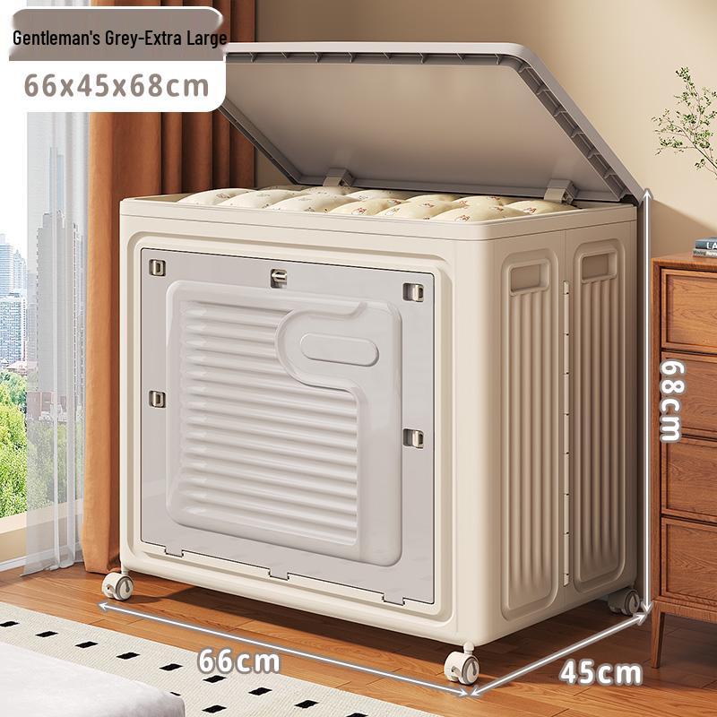 Large Capacity Foldable Clothing Organizer with Wheels