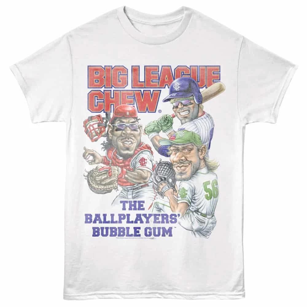 Big League Chew Ballplayers Bubble Gum Men s T Shirt 2XL