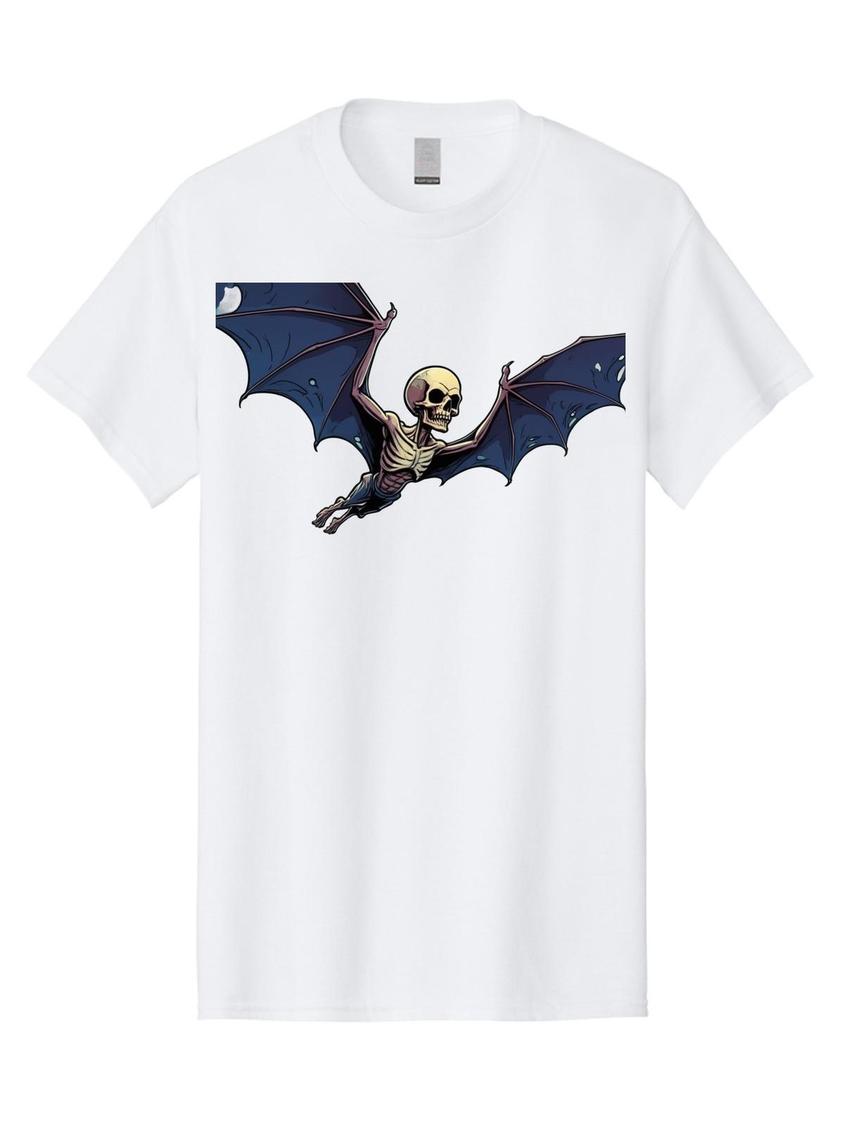 Skeleton-Vampire Mens Graphic Tee,100% Cotton,Casual Summer Wear S разноцветный
