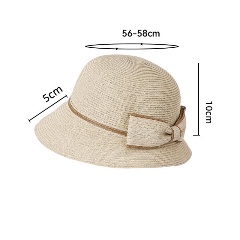 Sunscreen Straw Hat Breathable Fisherman Hat Women's Summer Sunshade Hat