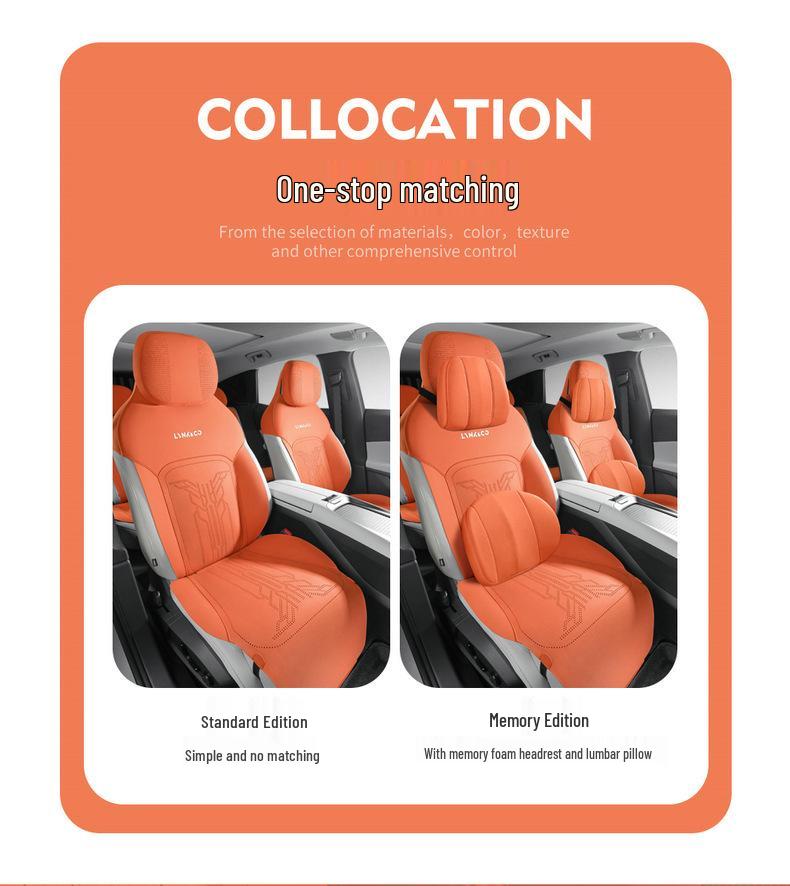 Lynk 08 Universal Suede Car Seat Cushion, Ventilated & Half-Wrap Design for All Seasons