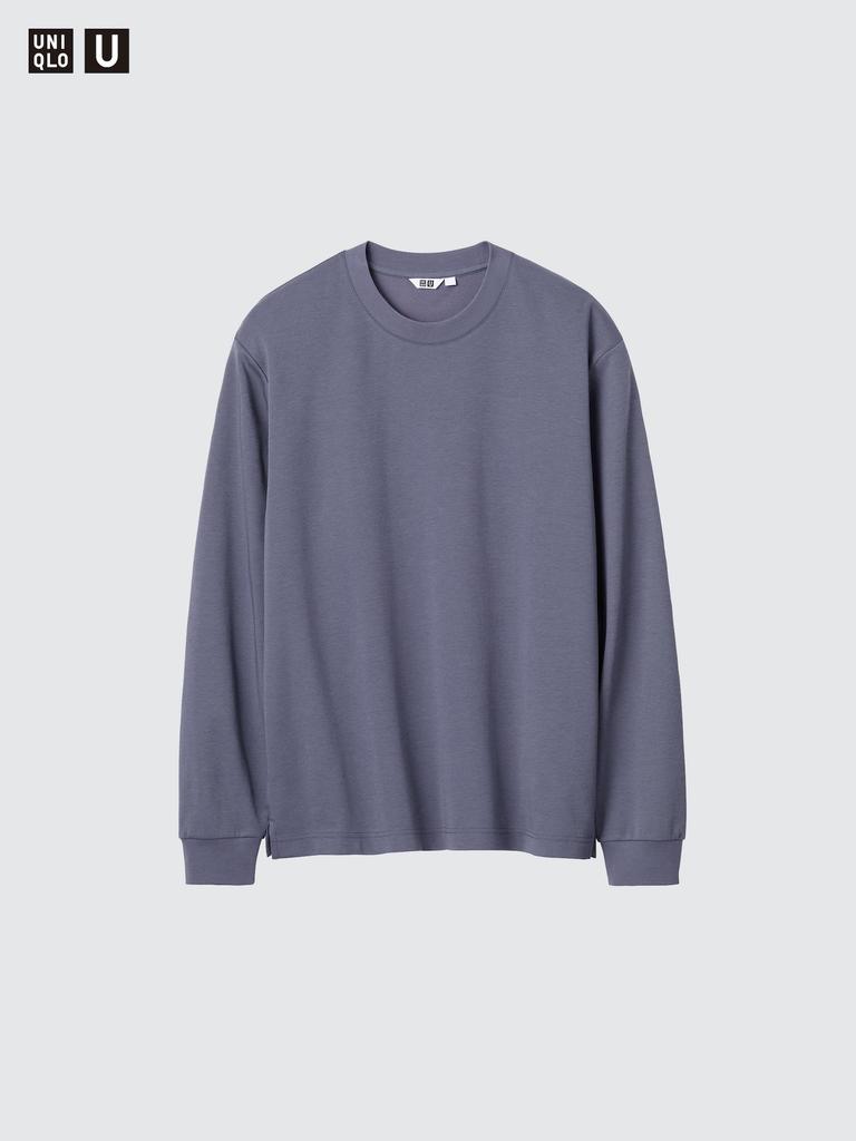 Uniqlo Airism Cotton Crewneck Tee  Long Sleeve 