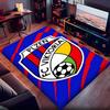 Fc Viktoria Polyester Carpet, Soft Indoor Mat for Office Chair, Living Room, Computer Desk - Decorative Home Office Rug Design