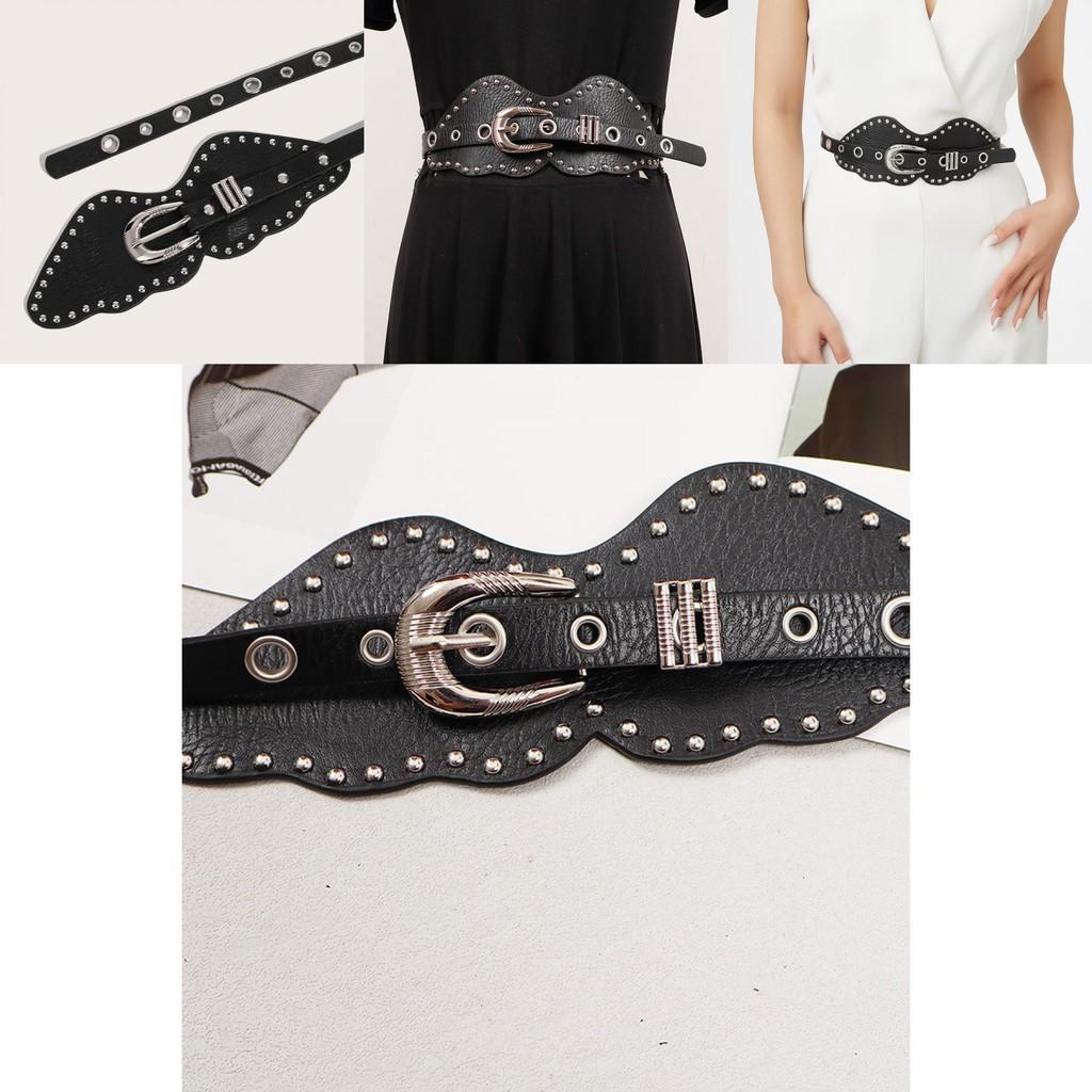 Inspired Faux Leather Belt With Metal Pin Buckle For Daily Streetwear Style