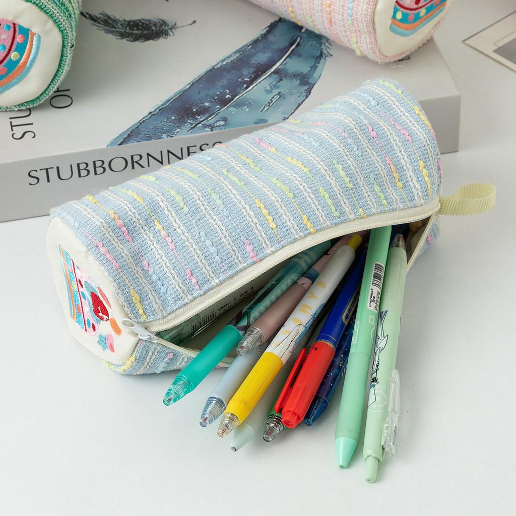 Sweet Strawberry Cake Stationery Pouch With Big Capacity For School Use Travel