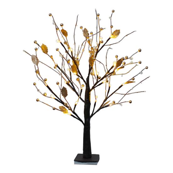 LED Birch Tree Light with Red Berries Mini Glowing Birch Tree for Tabletop Decor Festive Home Party Wedding Centerpiece Decorations