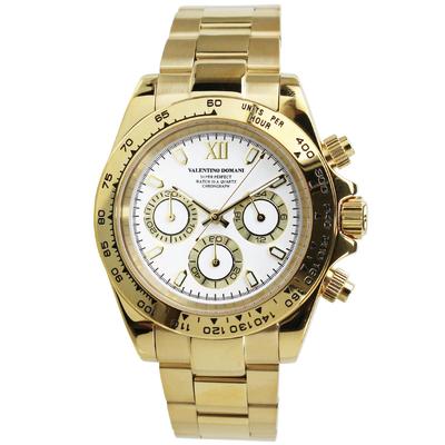 VALENTINO DOMANI Herreur Kronograf Guld VD006GW
