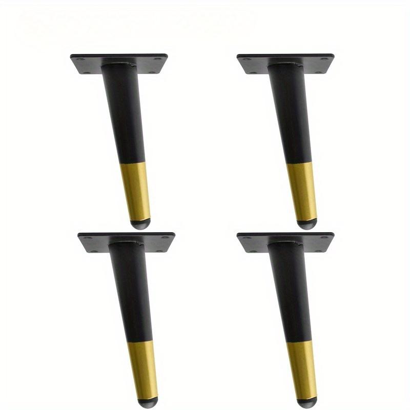 

4pcs Furniture Legs Oblique Conical Metal Legs Matte Mid-Century Style Furniture Feet