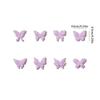 50 Stück Glitzernde Nägel Schmetterlingsformen Nagelkunst Designs Charms Schmuck Für Luxus Nagelkunst 3D Accessoires