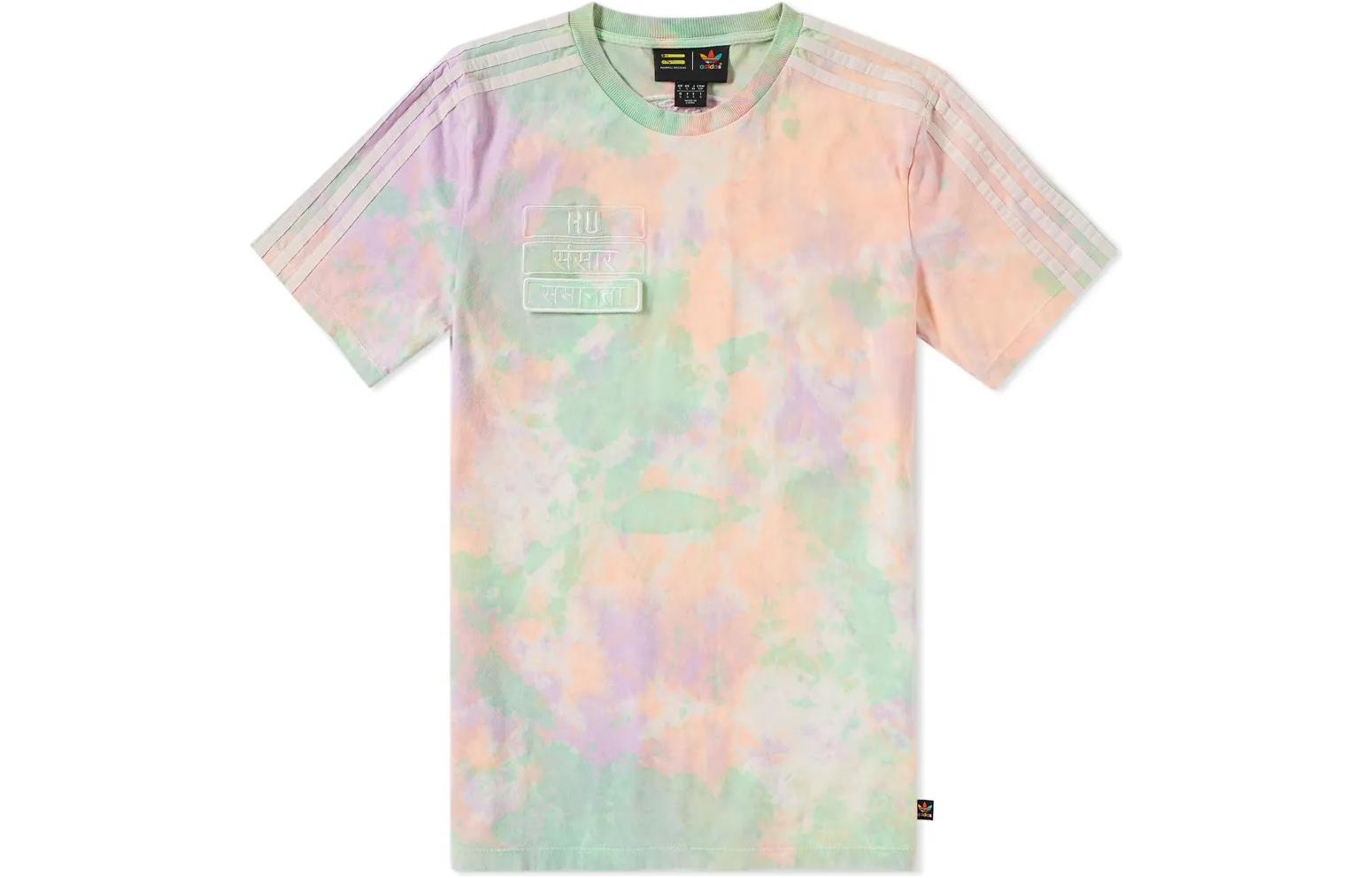 

Adidas Originals Hu Holi T Shirts Men s Multicolor Crew Neck Moderate Straight Fit CW9414 XS