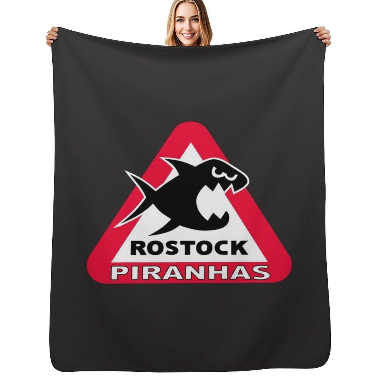 rostock-piranhas Throw Blanket Soft Plush Blanket as Housewarming Gift Size: 75*100cm, Weight: 230 GSM