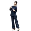 Men's New Chinese Style Tai Chi and Meditation Two-Piece Set for Yoga and Morning Exercise