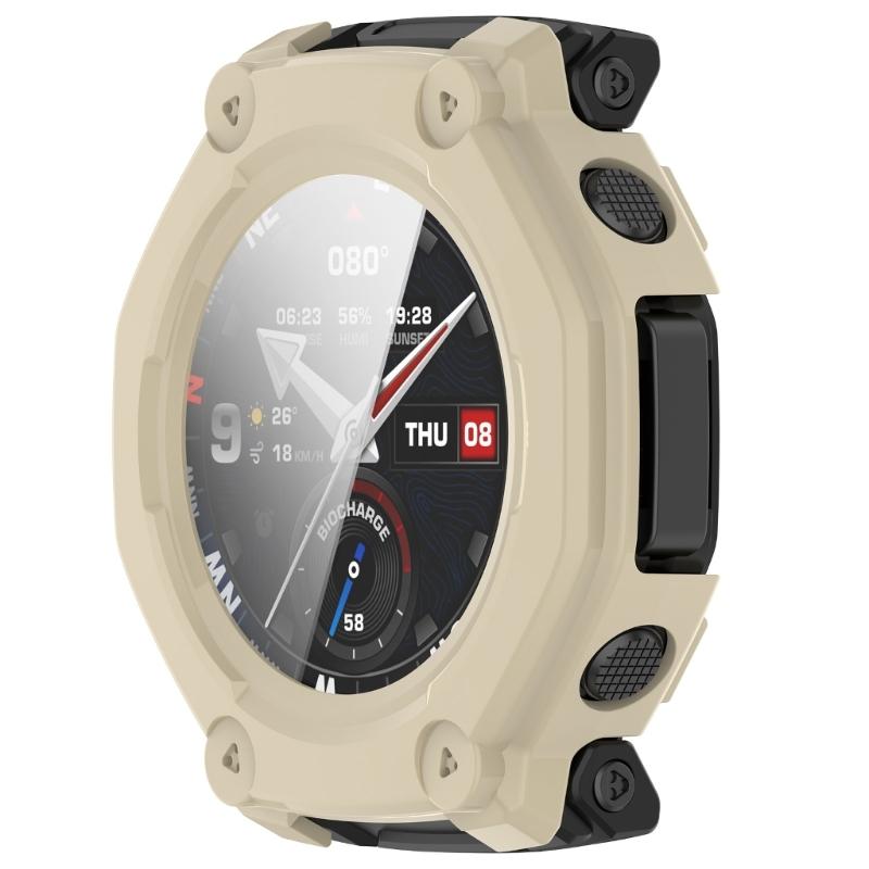 Antiscratch PC Hard Cover Screen Protector With Build In Tempered Glass For Fitness Trackers Wearable Device Lightweight