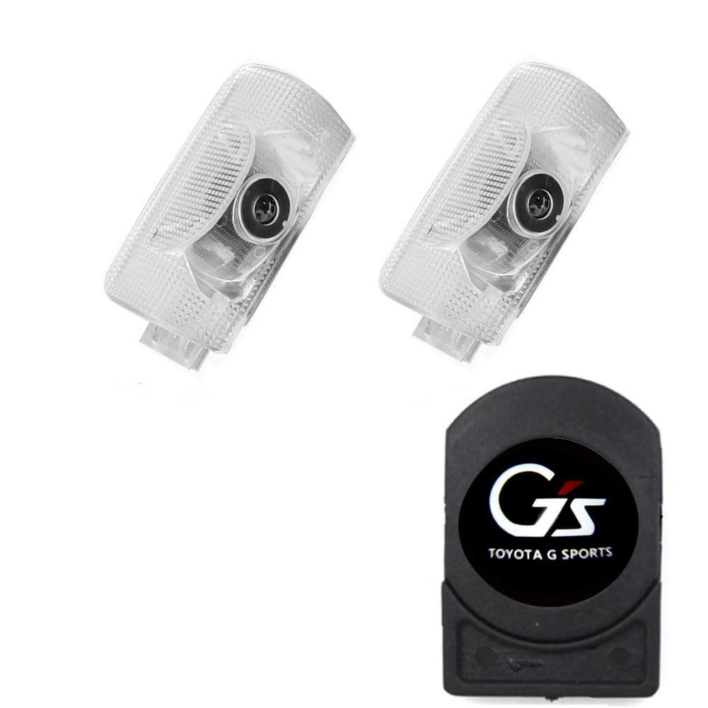 Aohong Prius Logo Projection Curtain Light Set of 2 Door Welcome Light Curtain Lamp