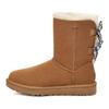 UGG Classic Plaid Bow Mid-Calf Snow Boots Women boots Chestnut 1138131-CHE