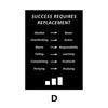 Inspirational Action Quotes Canvas Poster Print Simple Black White Art Motivational Picture Office Living Room Wall Atio