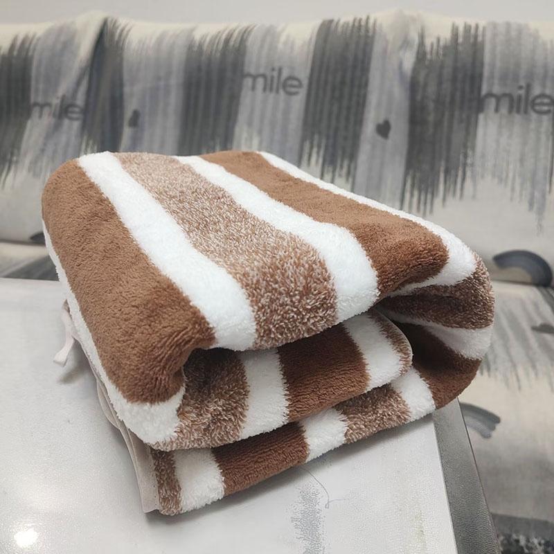 

1pc Thickened Absorbent Bath Towel Soft Touch Cotton Face Towels Good Water Imbibition 35x75cm