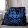 1 stk Ravenclaw Galtvort Flanellteppe [Koselig Kastepledd] For Sofa, Seng, Reise, Camping, Stue, Kontor, Sofa, Stol, Og Seng
