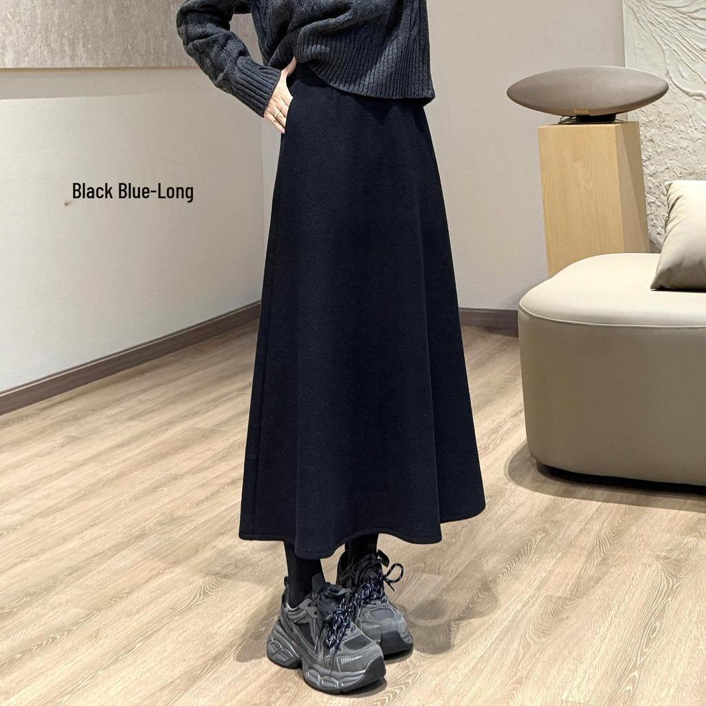 Timeless Wool Umbrella Skirt [2 Lengths]: Elegant, Warm Winter Midi Skirt for 2025