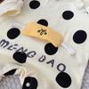 Nebeans Polka Dot Long Sleeve Infant Romper - Spring & Autumn Cotton Onesie
