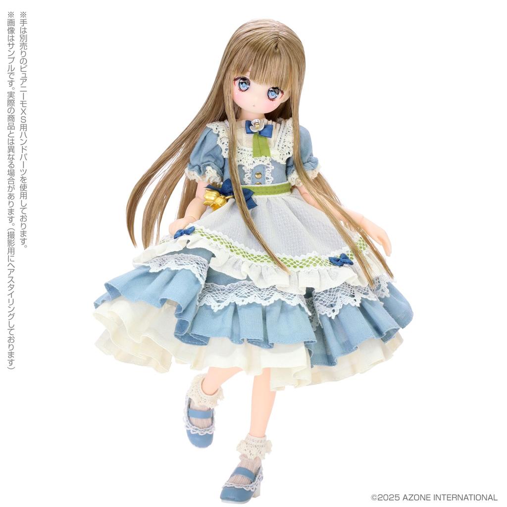 AZONE INTERNATIONAL Iris Collect Petit Ruchiru Flowers of Serenity Myosotis Painted Movable Doll 1/6 / (Blue Ver.)