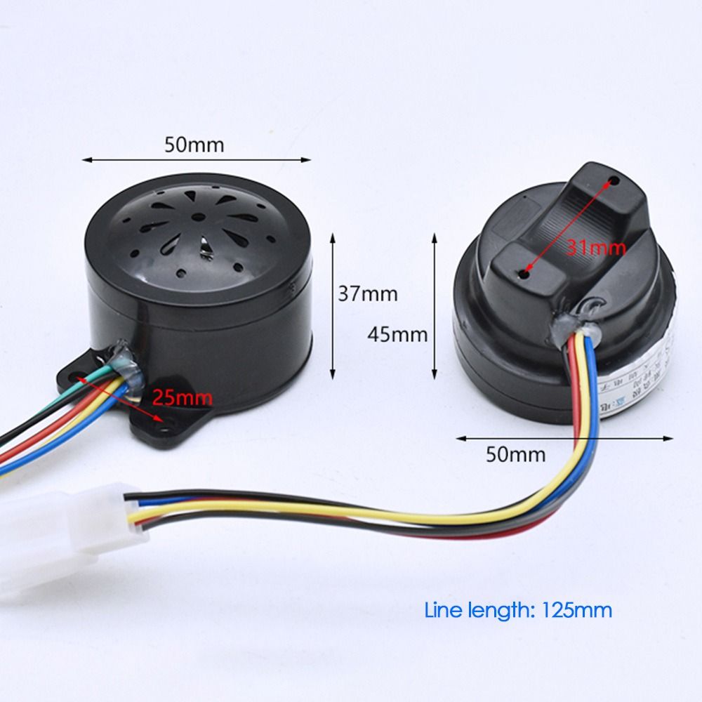 Bike Accessories Anti-theft Reversing Voice Reversing Voice Horn Tricycle Horn E-bike  Buzzer Horn