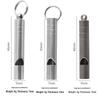 Brangdy Stainless Steel Whistle Keychain - Simple Style
