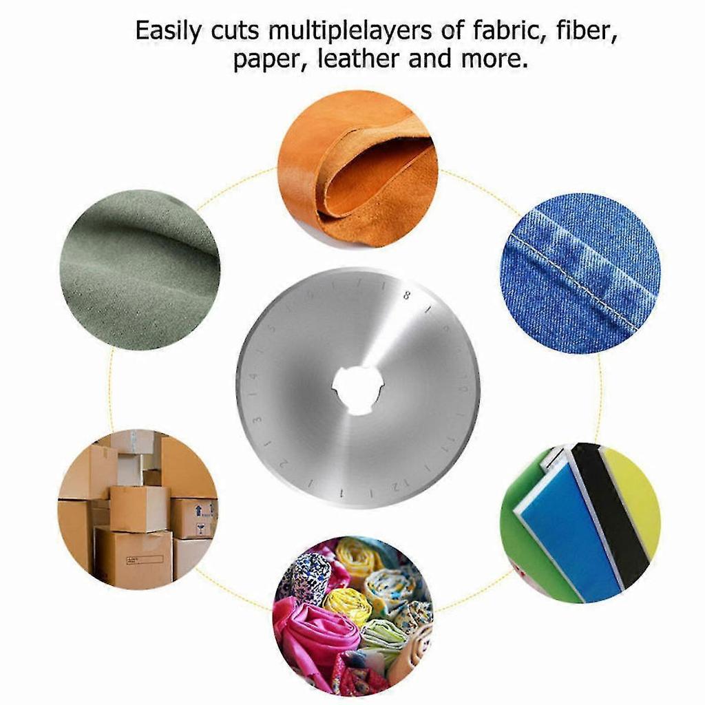 45mm Rotary Cutter + 10 X Blade Quilting Quilted Fabric Paper-cut Fabric