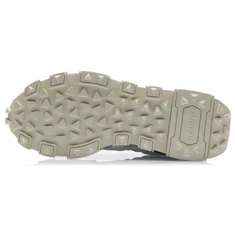 New LiNing Cloud Sword Reflective Cushioned Slip-Resistant Abrasion-Resistant Low-Top Running Shoes Gray Orange AGCR327-1