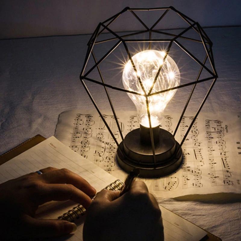 Large Size High Cage Electric Wireless Desk Lamp For Home Office Balcony Be