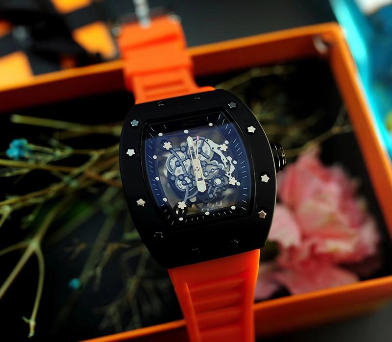 Wangr Unisex Transparent Hollow-out Wristwatch