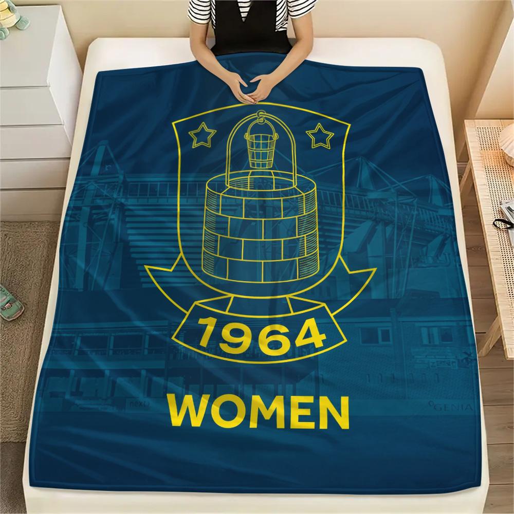Brøndby IF  Print Flannel Blanket, High quality Comfortable for All Seasons, Home Decor, Warmth and Comfort