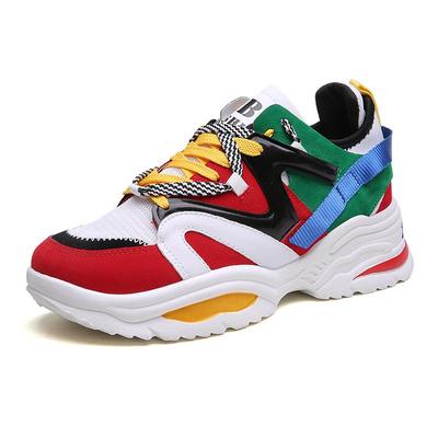 Colorful Platform Sneakers Men Fashion Couple Casual Sneakers Lightweight Lace-Up Stylish Women's Sneakers Tenis Masculino
