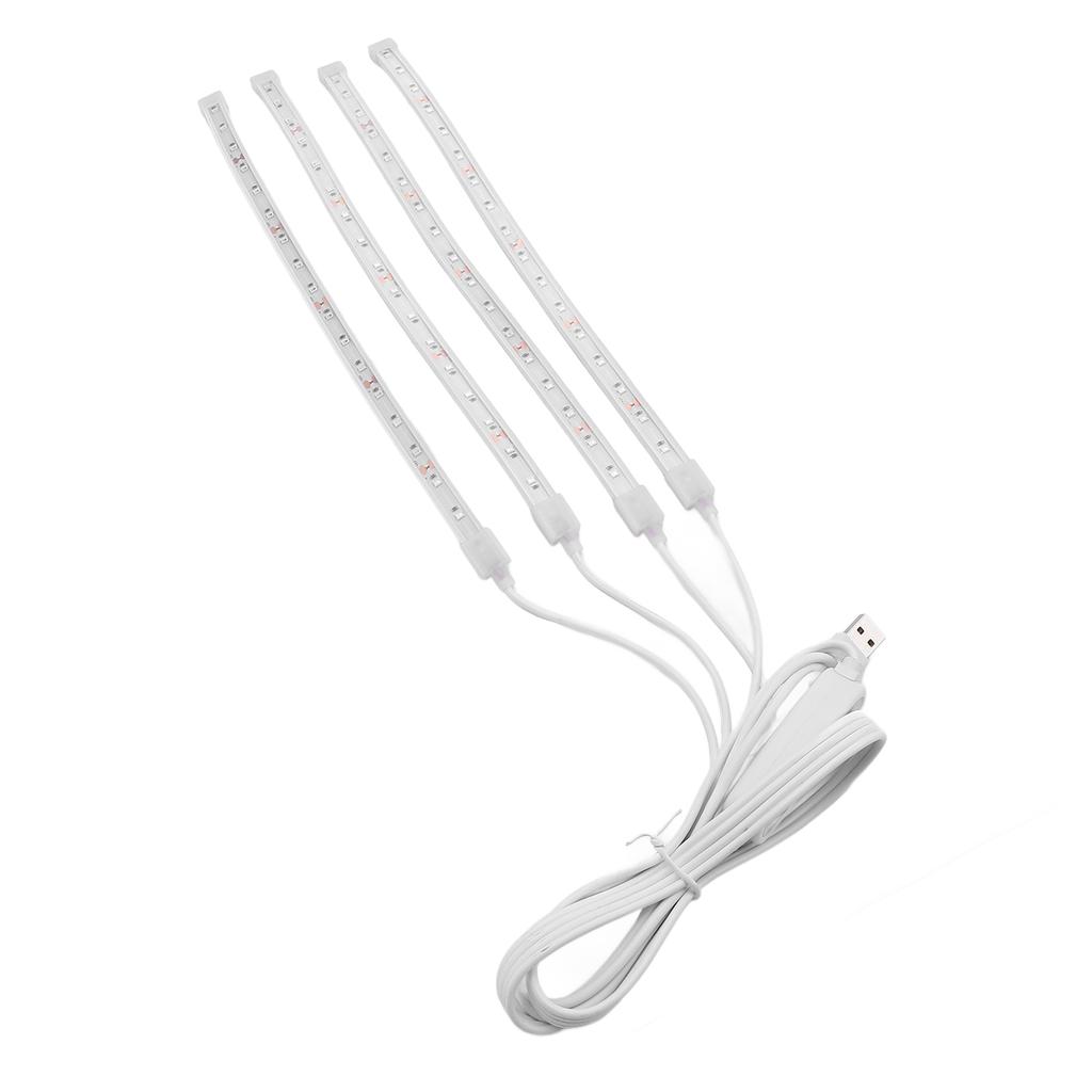 LED Grow Light Strips 4 Brightness Levels Indoor Plants Grow Lights Cabinet Grow Lamp with 72 Light Chips for Flower