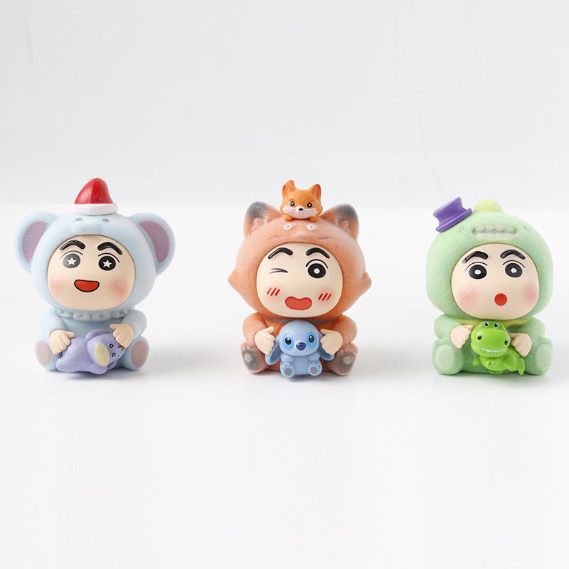 Crayon Shin-chan Dinosaur Diary Sitting Series Blind Box Figure Collection