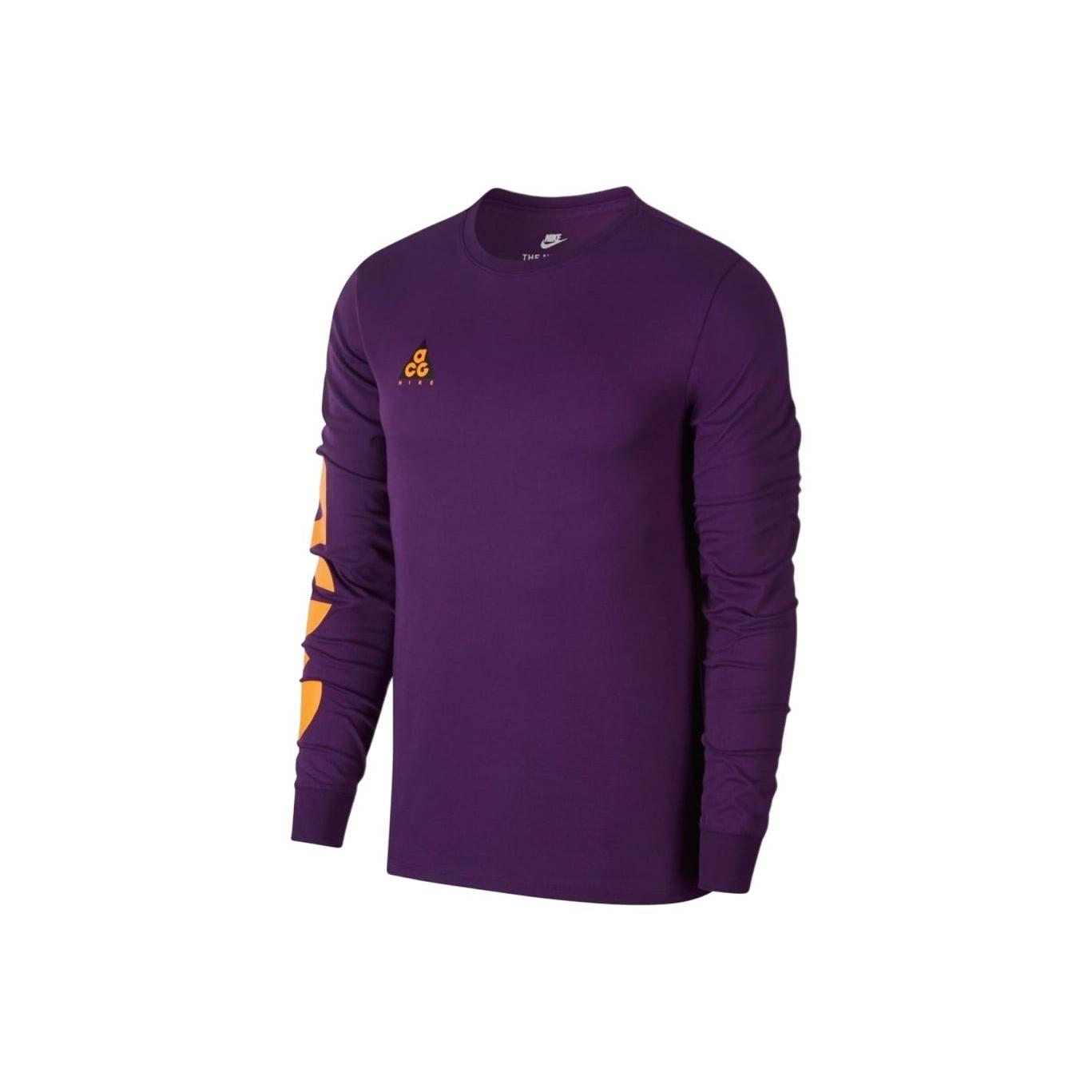 Nike ACG Series NSW LS Cltr Letter Round Neck Pullover Long Sleeve T-Shirt Men Tops AQ3953-537 M